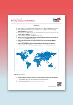 "Leo & Layla: Amerigo Vespucci" Worksheet