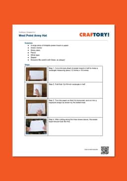 "Craftory: West Point Army Hat" Instructions