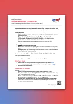 "Leo & Layla: George Washington" Lesson Plan