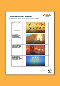 "Otto's Tales: The Mighty Maccabees" Worksheet