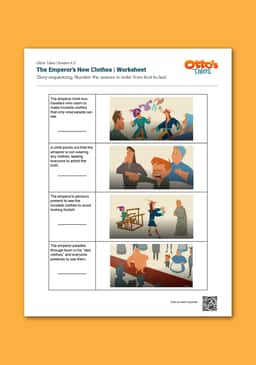 "Otto's Tales: The Emperor's New Clothes" Worksheet