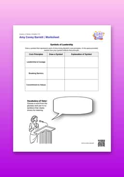 "Guess or Mess: Amy Coney Barrett" Worksheet