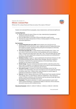 "Unboxed, USA: Illinois" Lesson Plan