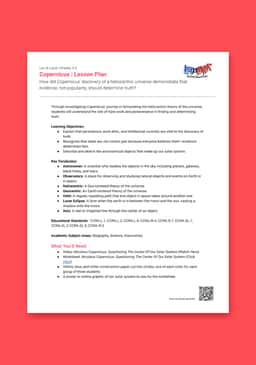 "Leo & Layla: Nicolaus Copernicus" Lesson Plan