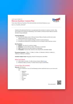 "Leo & Layla: Marcus Aurelius" Lesson Plan