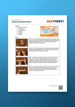 "Craftory: American Aviation Flyers" Instructions