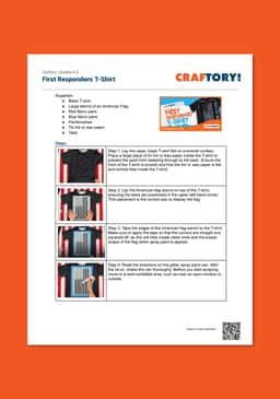 "Craftory: First Responders T-Shirt" Instructions