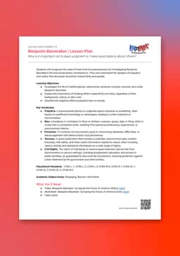 "Leo & Layla: Benjamin Banneker" Lesson Plan