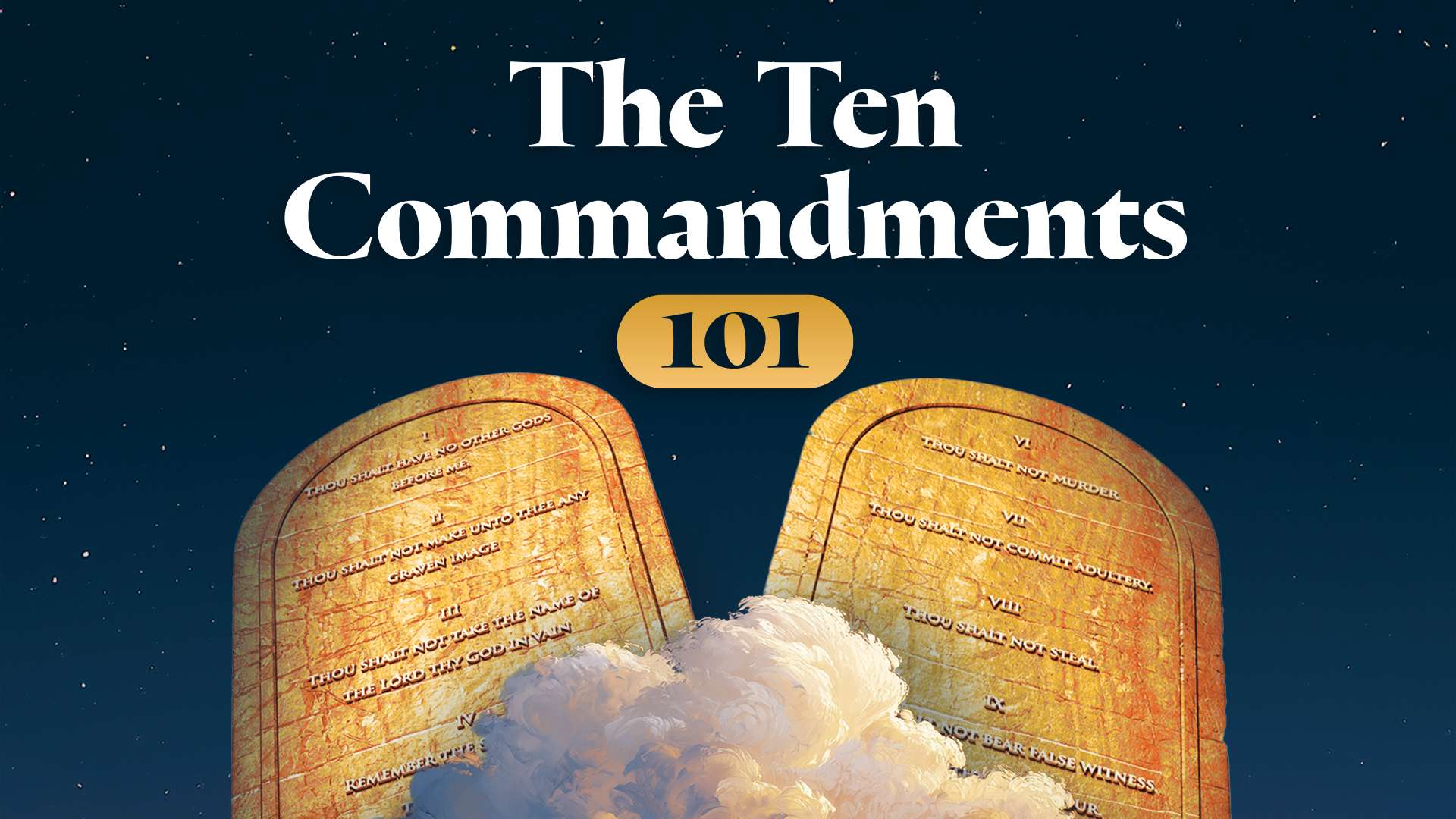 Ten Commandments 101 Horizontal Grid