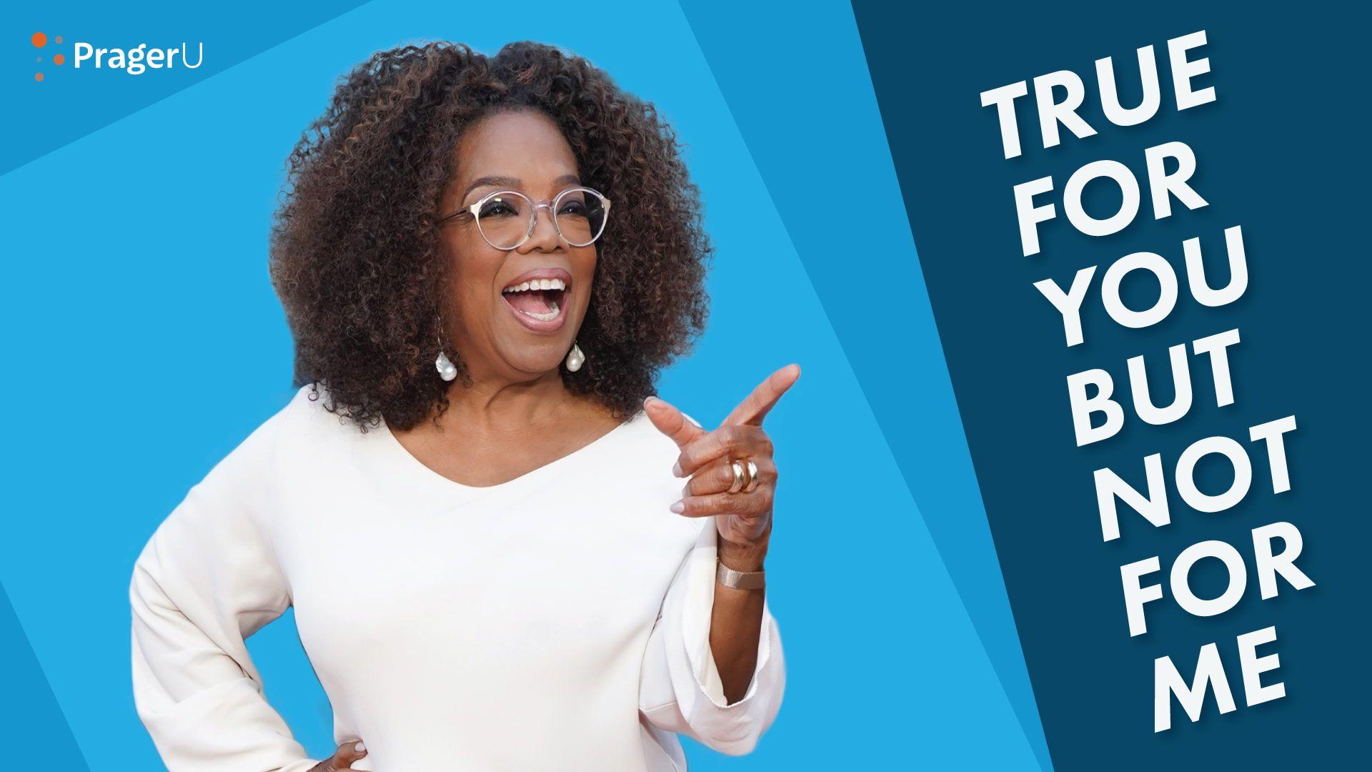 There Is No Such Thing as "Your Truth"