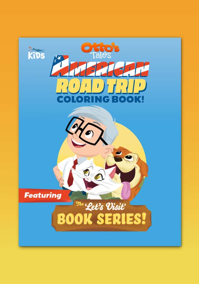 Otto's Tales American Road Trip Coloring Book