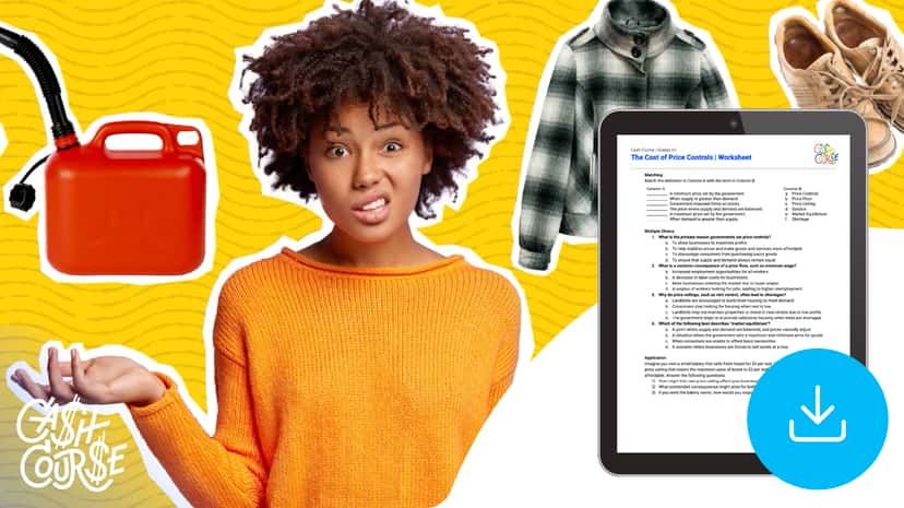 "Cash Course: The Cost of Price Controls" Worksheet