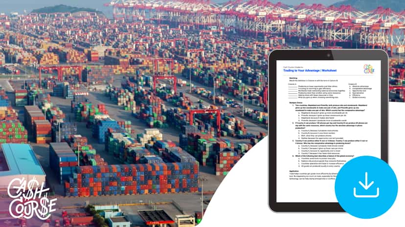 "Cash Course: Trading to Your Advantage" Worksheet