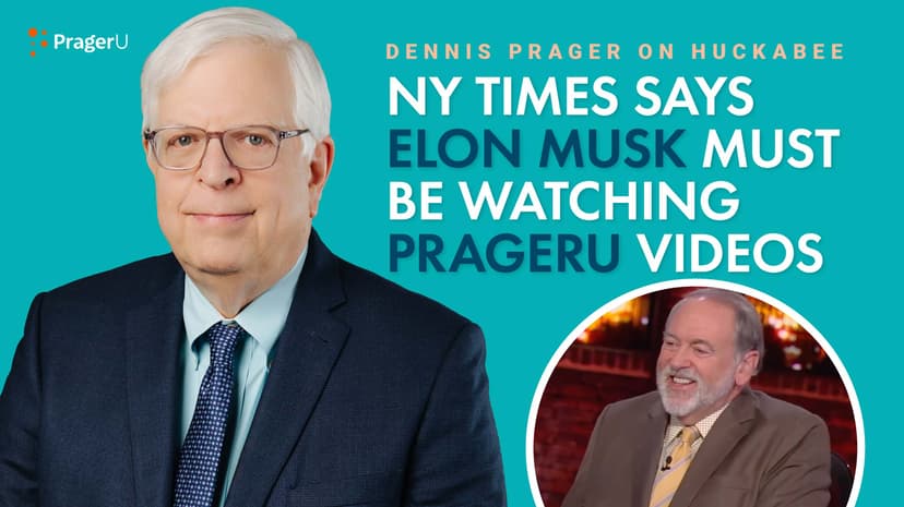 NY Times Says Elon Musk Must Be Watching PragerU Videos