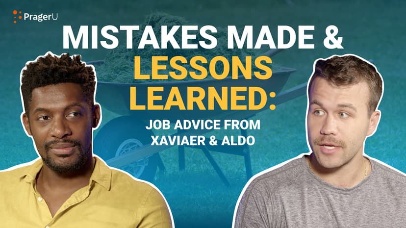 Mistakes Made & Lessons Learned: Job Advice from Aldo & Xaviaer