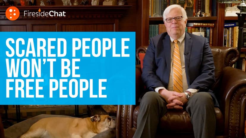 Scared People Won't Be Free People