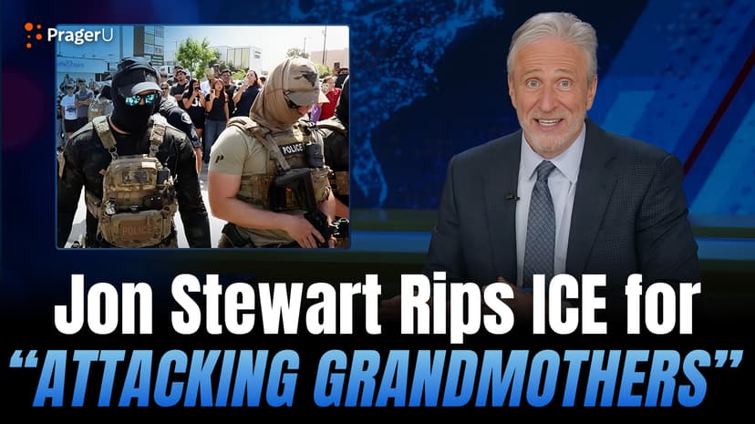 Jon Stewart Rips ICE for "Attacking Grandmothers"