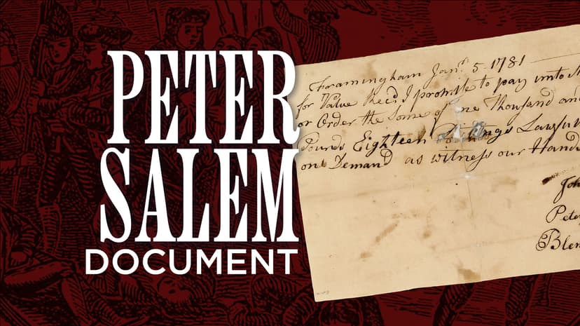 Peter Salem Letter