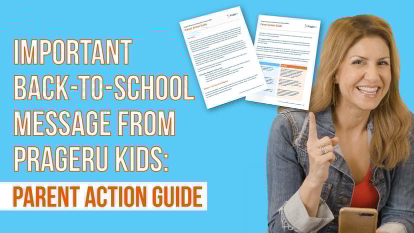 Important Back-To-School Message from PragerU Kids