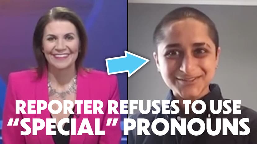 Reporter Refuses to Use “Special” Pronouns