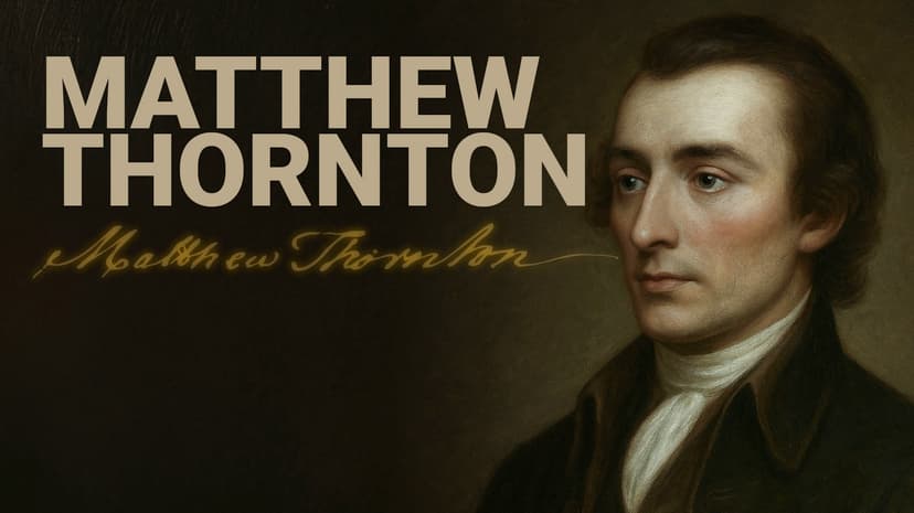 Road to Liberty: Matthew Thornton