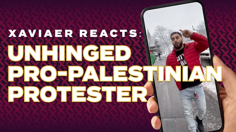 Unhinged Pro-Palestinian Protestor Tries to Bait Israelis
