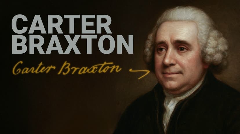 Road to Liberty: Carter Braxton