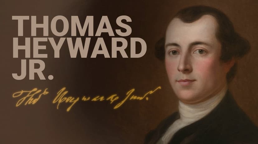 Road to Liberty: Thomas Heyward Jr.