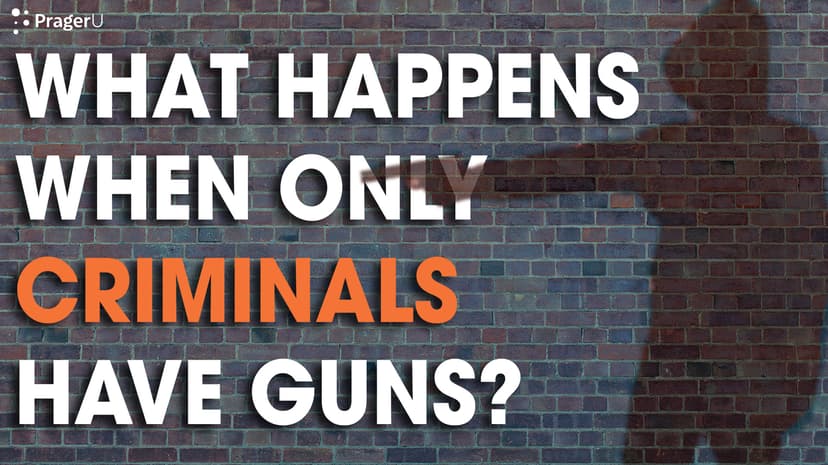 When Only Criminals Have Guns, Criminal Violence Multiplies