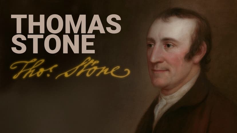Road to Liberty: Thomas Stone