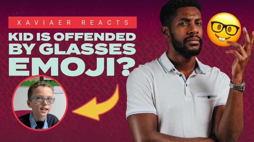 Kid Is Incredibly Offended by Glasses Emoji